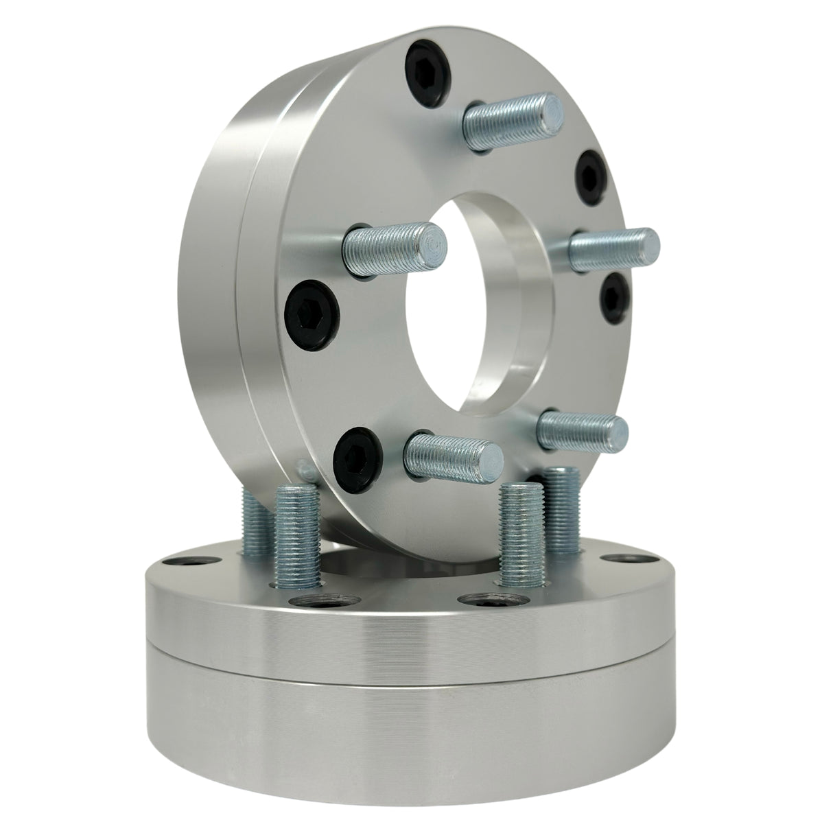6x5.5 to 5x4.5 2-Piece Wheel Adapter 2” Inch (50mm) 14x1.5 Studs & Lug Nuts 108/74mm Center Bore | 6x139.7 to 5x114.3