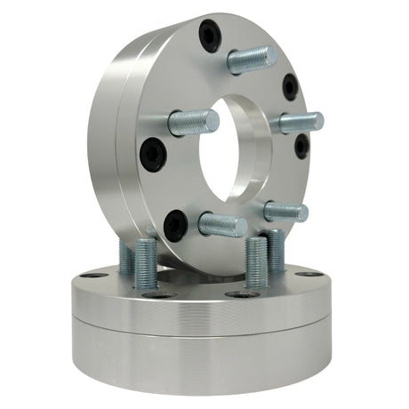 6x5.5 To 5x5.5 Hub Centric Wheel Adapters / Spacers Use 5x5.5 or 5x139.7 Wheels On Chevy GMC Silverado, Sierra, Tahoe, Yukon, Escalade, Suburban, 6x139.7 to 5x139.7 | 78.1mm Hubcentric Chevy GMC Bore | 14x1.5 Studs & 14x1.5 Lug Nuts