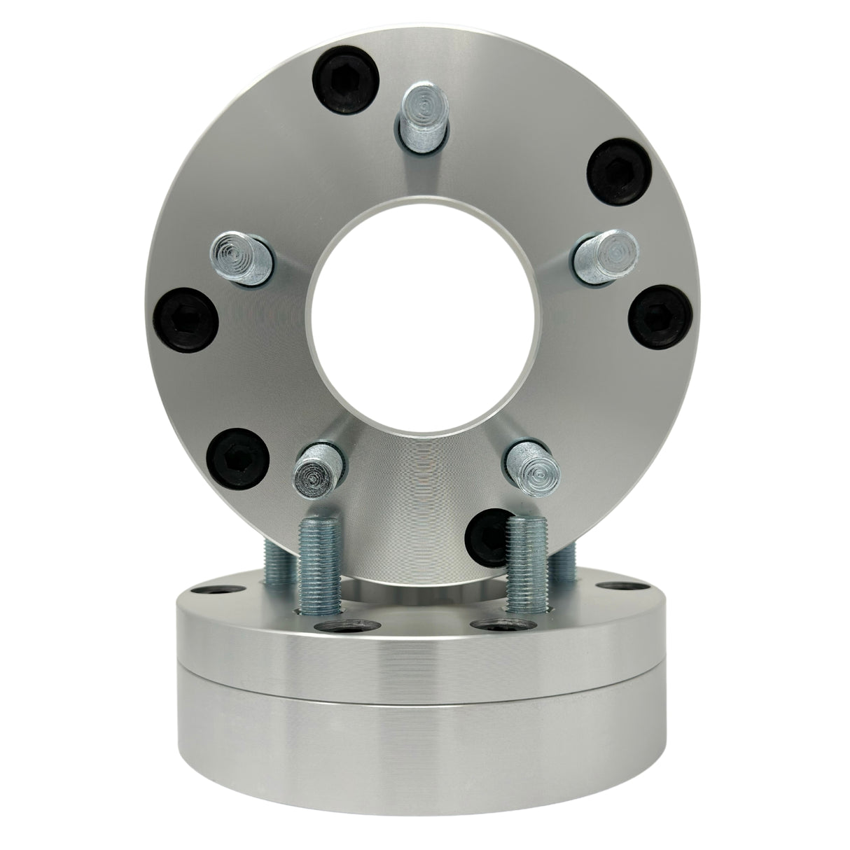 6x5.5 to 5x4.5 2-Piece Wheel Adapter 2” Inch (50mm) 14x1.5 Studs & Lug Nuts 108/74mm Center Bore | 6x139.7 to 5x114.3