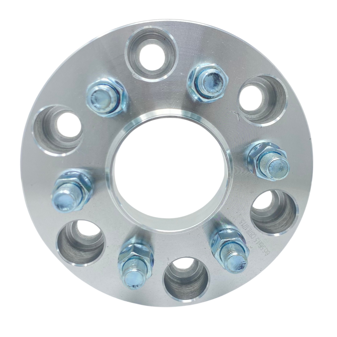 6x135 To 6x5.5 Wheel Adapters F-150 Or Raptor Use Bronco Or Ranger Wheels Hub Centric 87.1mm to 93.1mm Center Bore Wheel Spacers also known as 6x135 To 6x139.7 Adapter Spacers | 14x1.5 Mounting Lugs & 12x1.5 OEM Ford Spec Studs USA Made