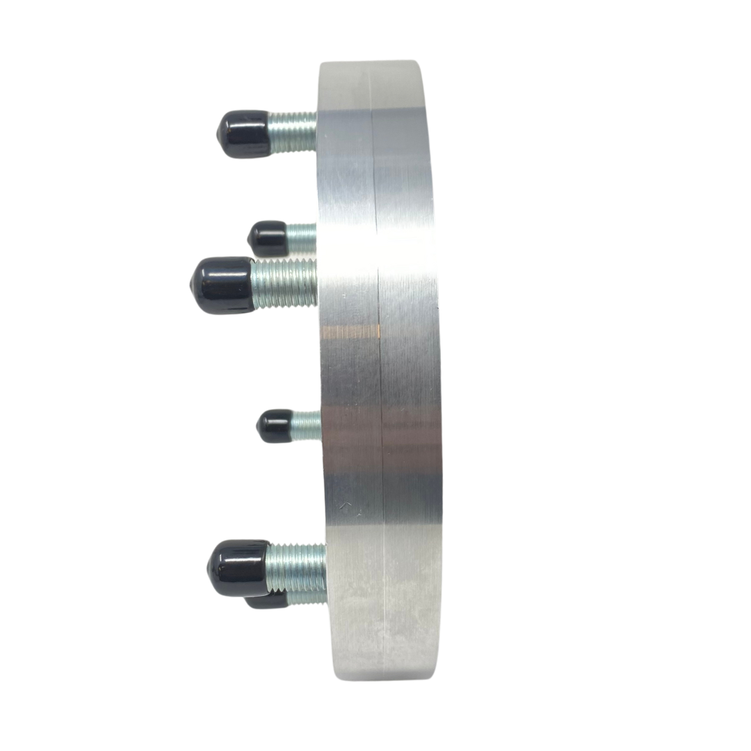 4x101.6 To 6x5.5 Golf Cart Wheel Adapters 1" - 3" Inch Thick 1/2"-20 Upgraded Studs & Lug Nuts | Fits All 4x4 Bolt Pattern Carts EZ GO, Club Car, Yamaha, ICON, Star EV, Polaris GEM Car, Garia + Free Anti-Theft Wheel Lugs! 4x4 to 6x139.7 4 To 6 Lug