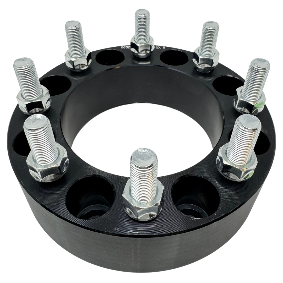 1.5" Or 2" Inch 8x6.5 Wheel Spacers For 1994 - 2011 Dodge Ram 2500 / 3500 | 8x6.5(also known as 8x165.1) 9/16"-18 Studs & Open End Lug Nut Kit Included |