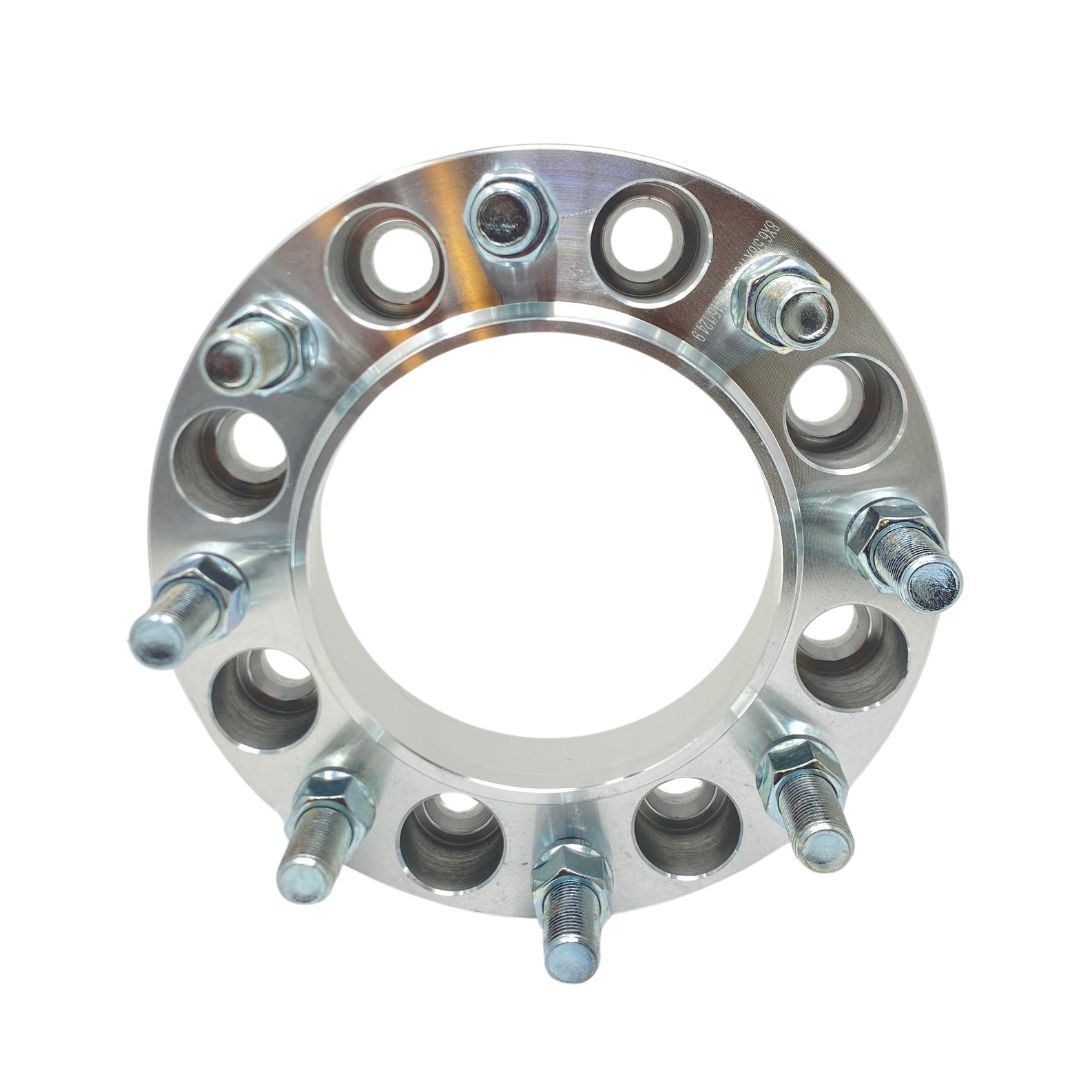 USA Made 8x6.5 To 8x170 Wheel Adapters Hub Centric 3/4” Inch Through 3 Inch! Use Ford 8x170 F-250 F-350 Super Duty Wheels On 8x6.5 or (8x165.1) Chevy / GM Trucks | 116.7 Bore To 124.9 Lip | 14x1.5 Studs & Lugs Included Lifetime Warranty!
