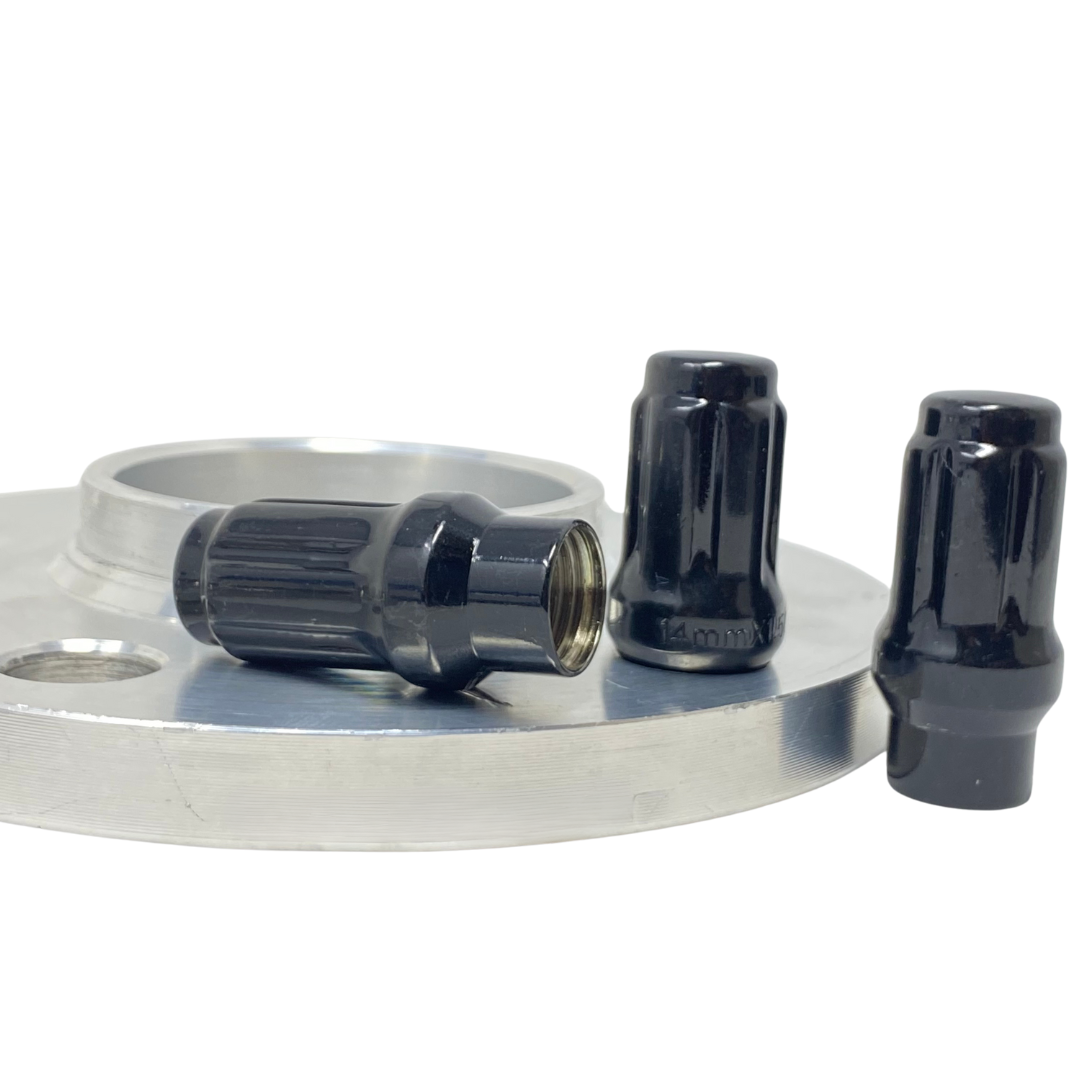 5x120 Bore Conversion 10mm Wheel Spacers 66.9mm Hub To 73.1 Wheel 3/8” Thick C8 Corvette, Camaro CTS-V CT5 V For OEM Fitment To Aftermarket Wheels Hub & Wheel Centric + Extended Thread Racing Lug Nuts Included!