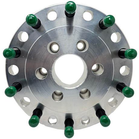 USA Made Tesla Cybertruck 6x5.5 To 10x285 Wheel Adapters Conversion Single Wheel Or Dually Conversion! OEM Hub Centric Bore & Wheel Centering Lip 2” Inch To 4” Inch 6x139.7 To 10x285 Use Semi Alcoa Stock Or Aftermarket Wheels On Cyber Truck 22.5 / 24.5