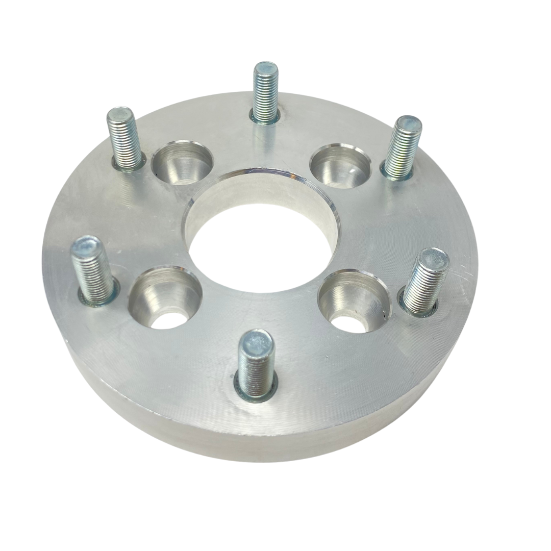 4x101.6 To 6x5.5 Golf Cart Wheel Adapters 1" - 3" Inch Thick 1/2"-20 Upgraded Studs & Lug Nuts | Fits All 4x4 Bolt Pattern Carts EZ GO, Club Car, Yamaha, ICON, Star EV, Polaris GEM Car, Garia + Free Anti-Theft Wheel Lugs! 4x4 to 6x139.7 4 To 6 Lug