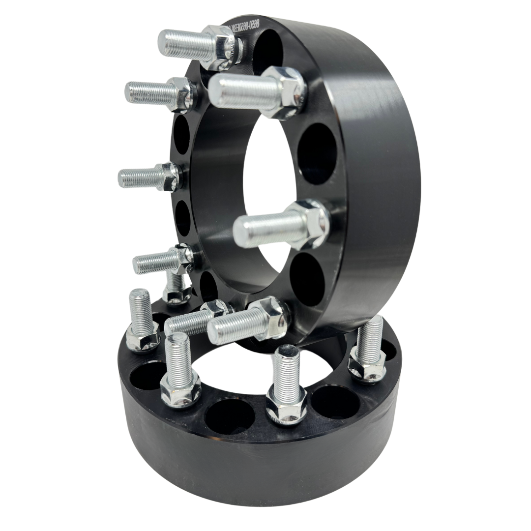 1.5" Or 2" Inch 8x6.5 Wheel Spacers For 1994 - 2011 Dodge Ram 2500 / 3500 | 8x6.5(also known as 8x165.1) 9/16"-18 Studs & Open End Lug Nut Kit Included |