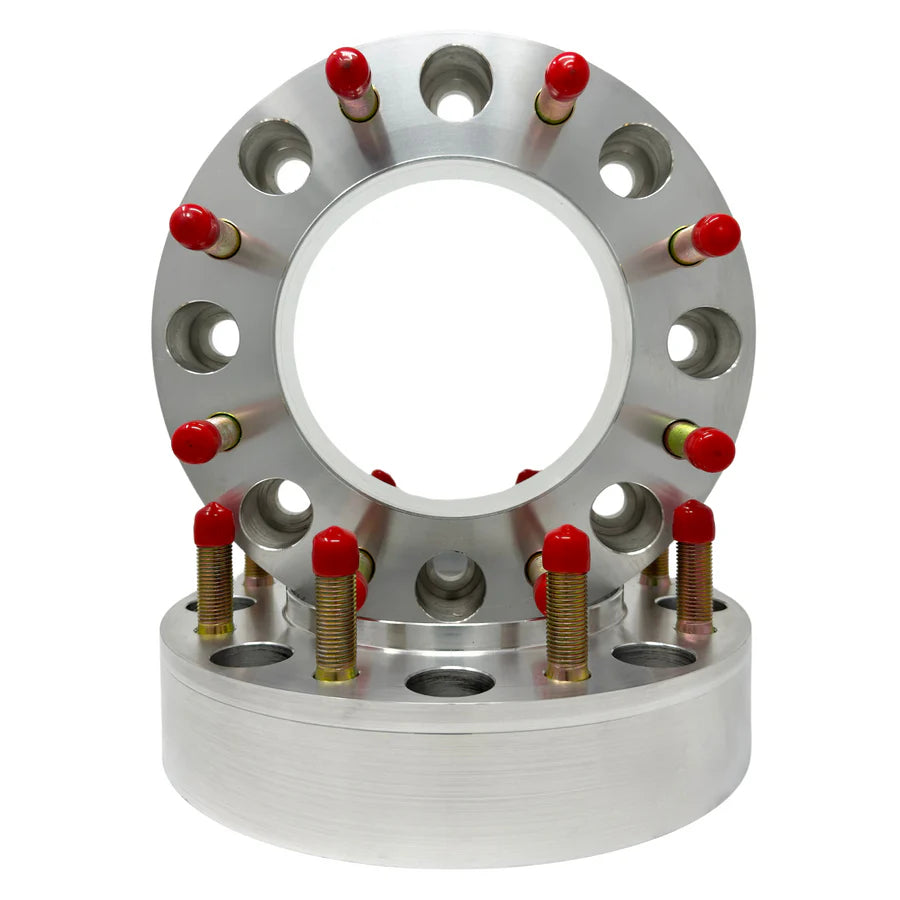 1 Piece Ram 3500 Dually 8x200 Hub Centric Wheel Spacer OEM 142mm Center Bore With Custom Steel Ring For Wheel Centering Safety | 14x1.5 Studs Made In The USA | Dually Rear Axle For 2019 & Newer Models Dodge Ram USA Lifetime Warranty