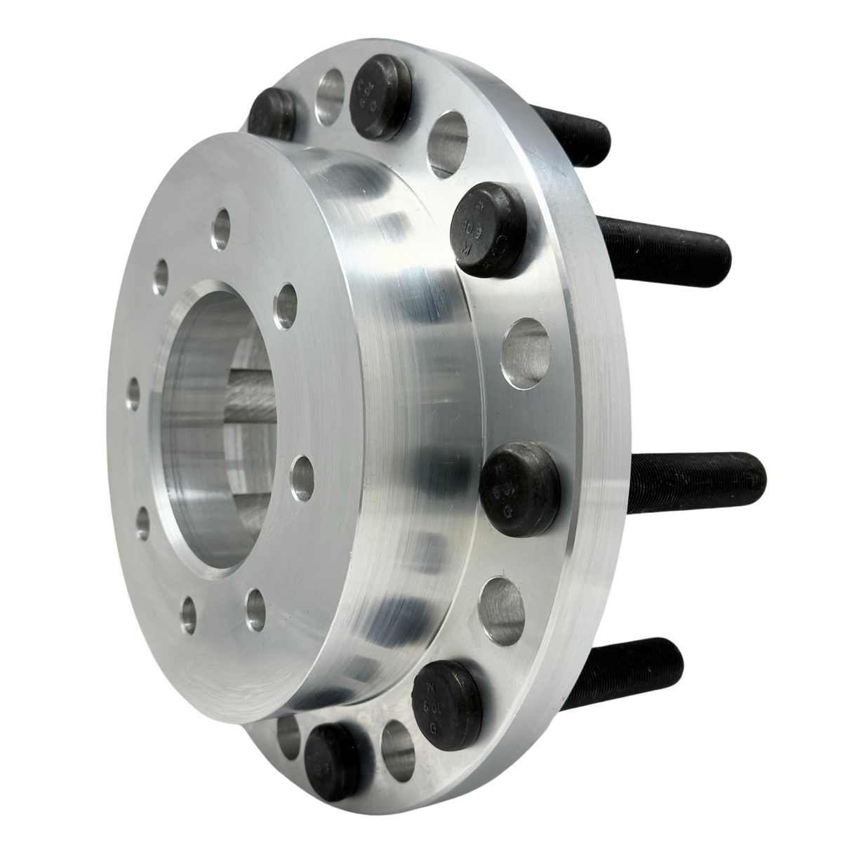 8x225 To 10x285 Hub Centric Wheel Adapter For 1999-2004 Ford F-450 F-550 Super Duty Dually | 8x225 To 10x285.75 Semi Wheel Adapter 1" Inch Through 4 Inches Thick