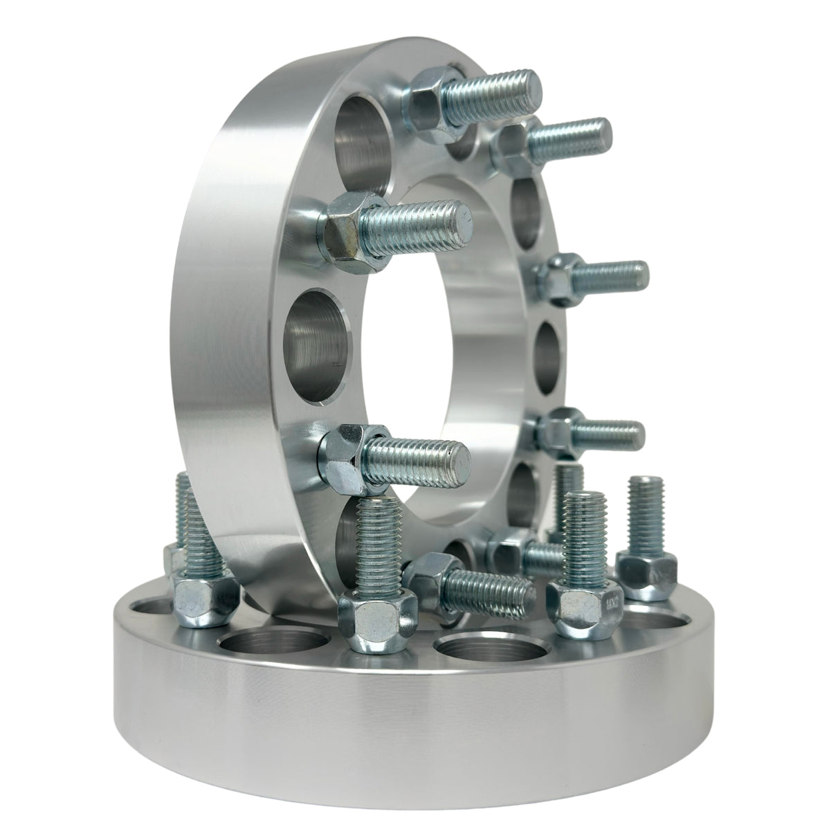 Ford Super Duty F-250 F-350 8x170 to 8x6.5 Wheel Adapters 1.5" Inch & 2" Inch | 14x1.5 Studs & Lug Nuts Use 8x6.5 Wheels / Rims On 8x170 Trucks