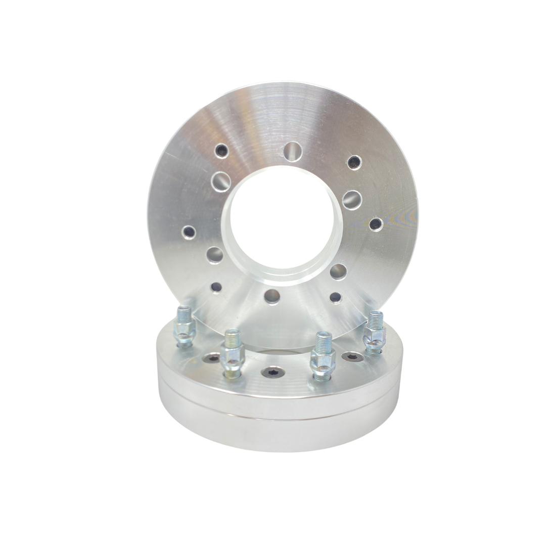 6 To 8 Lug Wheel Adapters 6x5.5 To 8x6.5 Wheel Adapters 2" Inch Thick Use 8 Lug Wheels On 6 Lug Trucks 6x139.7 To 8x165.1 6 To 8 Lug Conversion Solid Forged 6061 T-6 Aerospace Grade Billet Aluminum | USA Lifetime Warranty!
