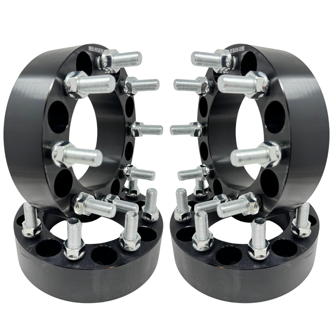 1.5" Or 2" Inch 8x6.5 Wheel Spacers For 1994 - 2011 Dodge Ram 2500 / 3500 | 8x6.5(also known as 8x165.1) 9/16"-18 Studs & Open End Lug Nut Kit Included |