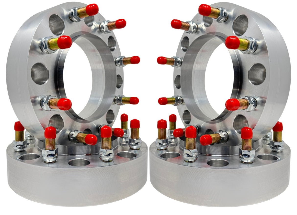 8x6.5 Chevy GMC To Dodge Bore Conversion Wheel Spacers 116.7mm To 121.3mm Conversion Use Ram Wheels On Silverado Sierra 2500 3500 HD + More | Solid USA Made Extruded Billet USA LIFETIME WARRANTY Eliminate Rubbing, Gain Clearance, USA Made For Safety!
