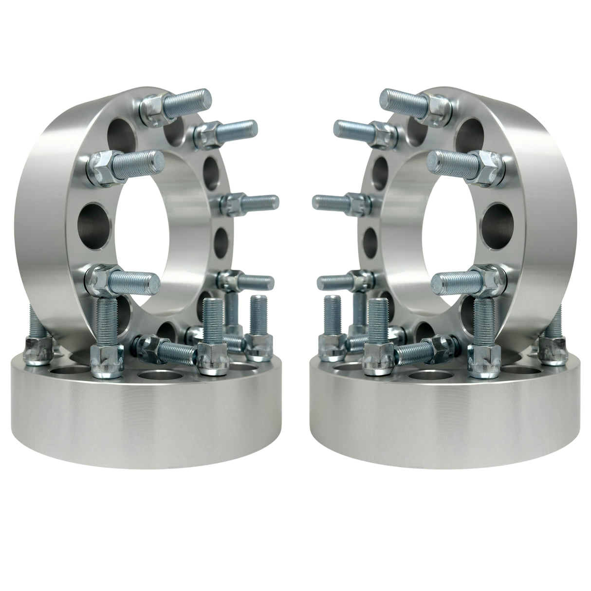 8x200 to 8x210 Wheel Adapters 2" Inch (50mm) 14x1.5 Studs & Lug Nuts Use Silverado, Sierra 8x210 Aftermarket Dually Wheels On Ram 3500 Dually Or Ford F-350 Dually Trucks