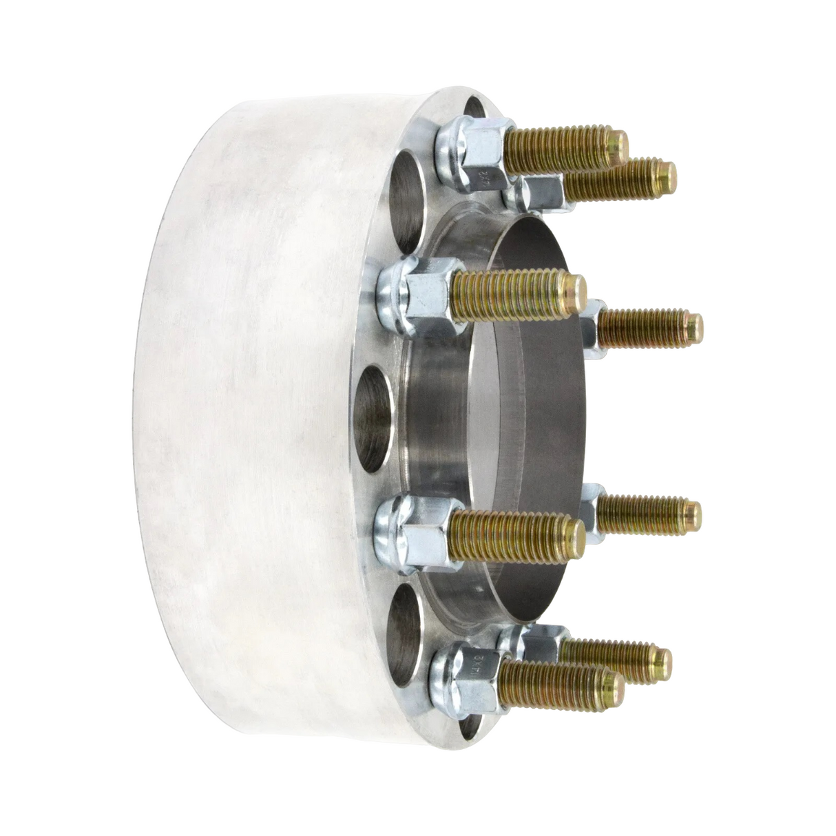 USA Made 1 Piece Ford 1988-1998 F-350 Dually 8x6.5 Hub Centric Wheel Spacer For Rear Axel | OEM 124mm Center Bore With Custom Steel Ring For Wheel Centering Safety | 9/16"-18 OEM Ford Studs | For In Between Rear Wheels