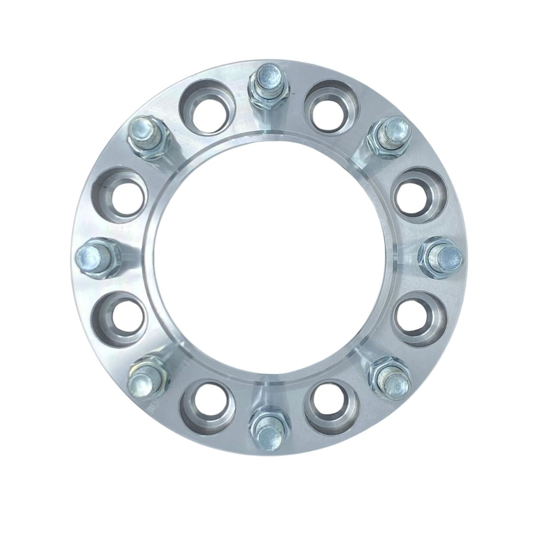 USA Made 8x6.5 To 8x170 Wheel Adapters Hub Centric 3/4” Inch Through 3 Inch! Use Ford 8x170 F-250 F-350 Super Duty Wheels On 8x6.5 or (8x165.1) Chevy / GM Trucks | 116.7 Bore To 124.9 Lip | 14x1.5 Studs & Lugs Included Lifetime Warranty!