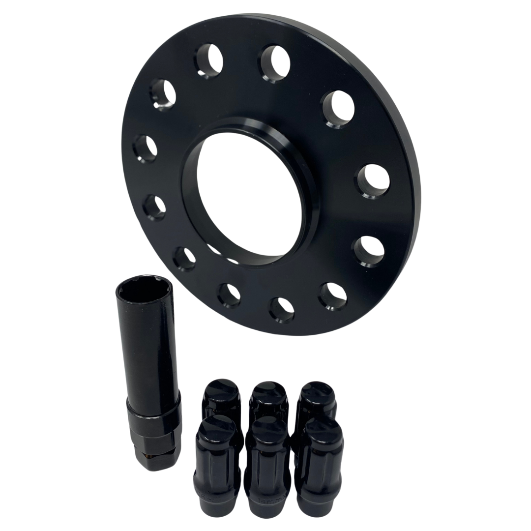 6x5.5 Chevy / GMC Hub Centric 1/2” Inch Wheel Spacers 13mm Thick Plus 24x Free Closed End ET Lug Nuts For Minimal Thread Loss! 78.1 OEM Center Bore & Hub Centric Wheel Balancing Lip, Complete Kit!
