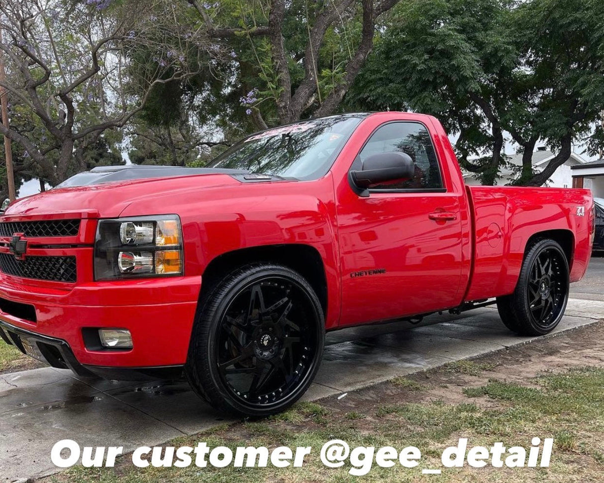 Hub Centric 78.1 To 87.1 Bore Conversion Wheel Spacers Chevy GMC 6x5.5 1/2" Inch (AKA 13mm) For Silverado, Sierra, Tahoe 6x139.7 | 78.1mm Hub Bore to 87.1 Wheel Centering Lip | Also Fits Yukon, Escalade + More