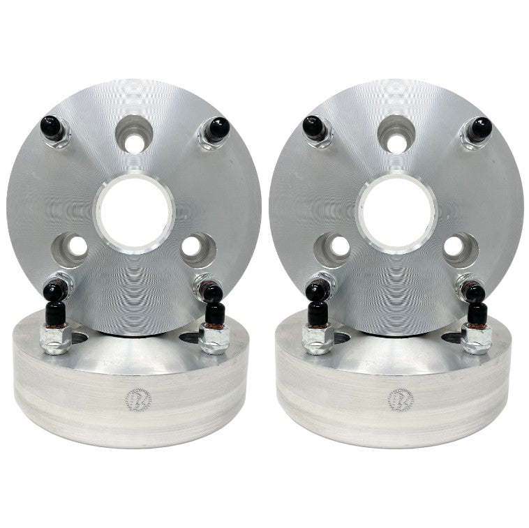 3x112 to 4x156 Wheel Adapters Smart Car Fortwo USA Made 3 to 4 lug conversion 19mm - 3 inch Spacers | 57.1mm Hub Bore | 12x1.5 Studs & Open End Lug Nuts Included