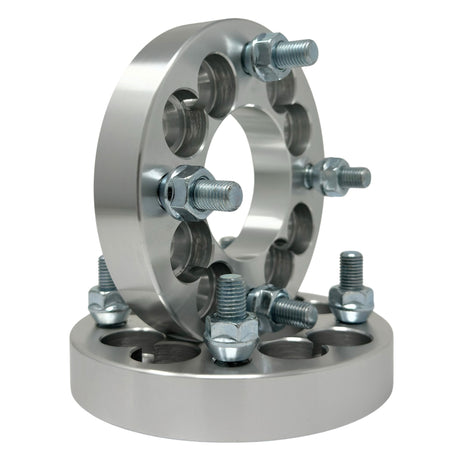 4x100 or 4x4.25 to 4x4.5 Wheel Adapters Universal Kit 1" Inch (25mm) 12x1.5 Studs & Lug Nuts 71mm Center Bore | 4x100 or 4x108 to 4x114.3 spacers