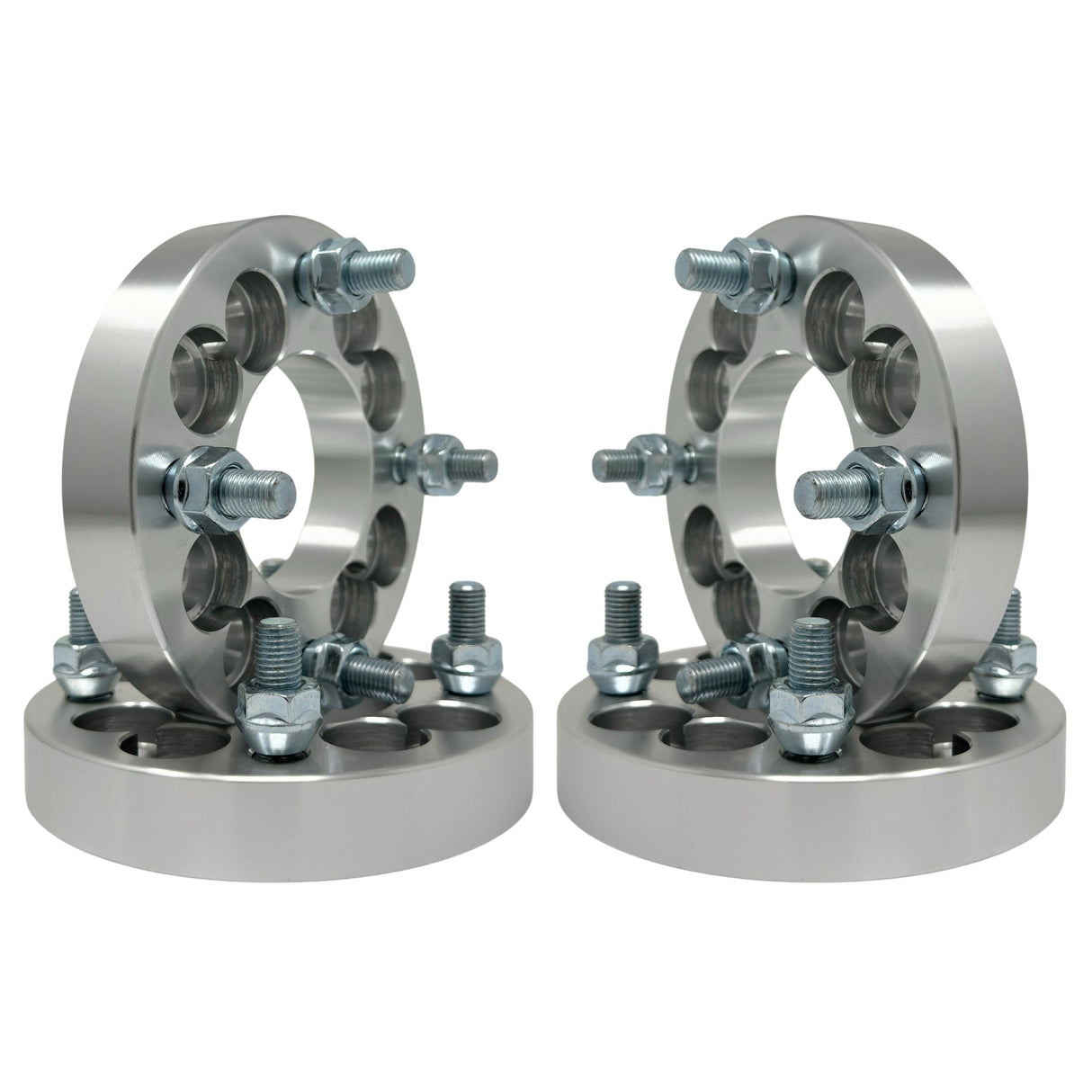 4x4.5 or 4x100 to 4x4.25 Wheel Adapters Universal Kit 1" Inch (25mm) 12x1.5 Studs & Lug Nuts 71mm Center Bore | 4x114.3 or 4x100 to 4x108 Spacers