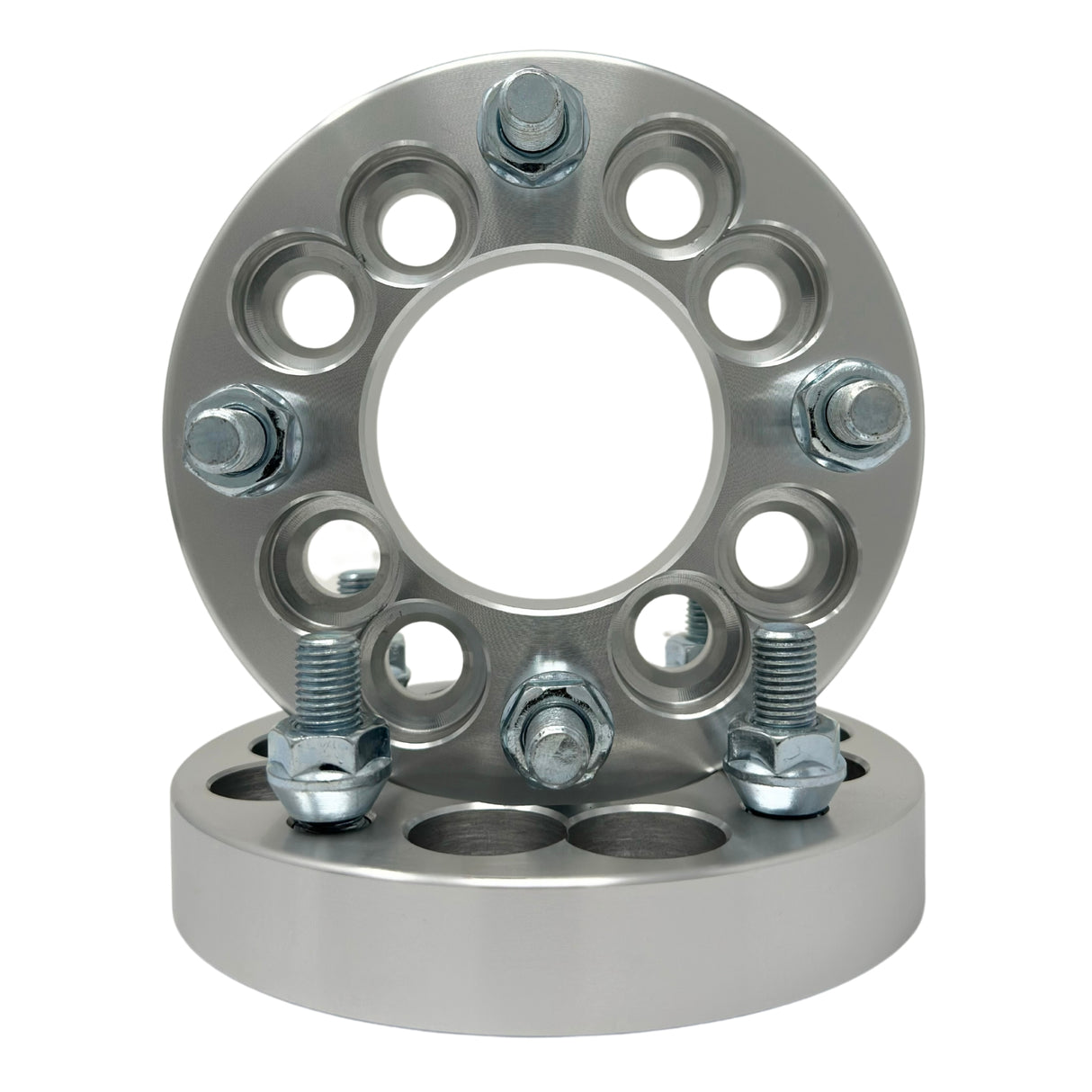 4x100 or 4x4.5 to 4x108 Wheel Adapters Universal Kit 1" Inch (25mm) 12x1.5 Studs & Lug Nuts 71mm Center Bore or 4x100 or 4x114.3 to 4x4.25