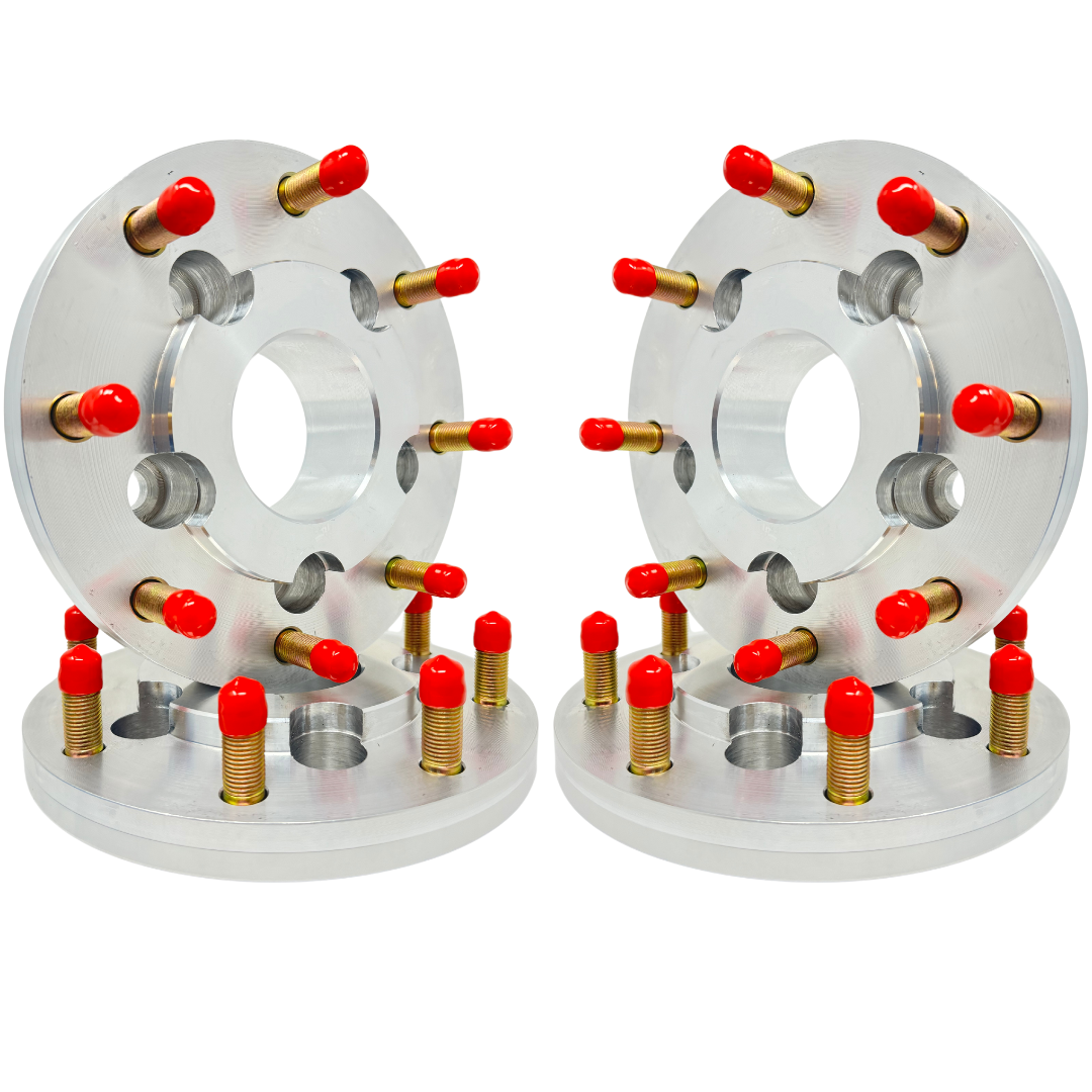 USA Made 5x4.5 (AKA 5x114.3) To 8x170 Hub Centric Wheel Adapters | Use Ford F-250 F-350 Super Duty Wheels on Jeep Or Dodge  1.5" Inch Through 3" Inch Thick! 5 To 8 Lug Conversion