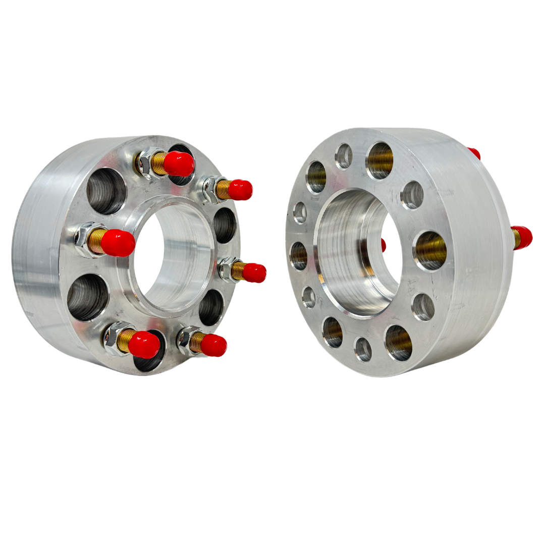 6x5.5 (aka 6x139.7) Hub Centric Spacers / Adapters Bore Converison For 2004-2013 Chevy Colorado GMC Canyon 100.5mm To 95.1mm Hub Centric Conversion | Add New Toyota Tundra(XK70), Sequoia(XK80) & Tacoma(N400) Wheels | 6 lug Adapters 14x1.5 studs