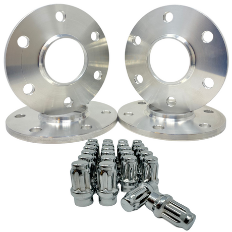 1/2" Inch Ford 6x135 Hub Centric Wheel Spacers For 2004 & Newer Model F-150, Raptor, Expedition, Navigator 6 Lug Trucks | Ford OEM 87.1 mm Bore & Wheel Centering Lip & Free Closed End ET Extended Thread Lugs For Minimal Thread Loss! USA Made For Safety