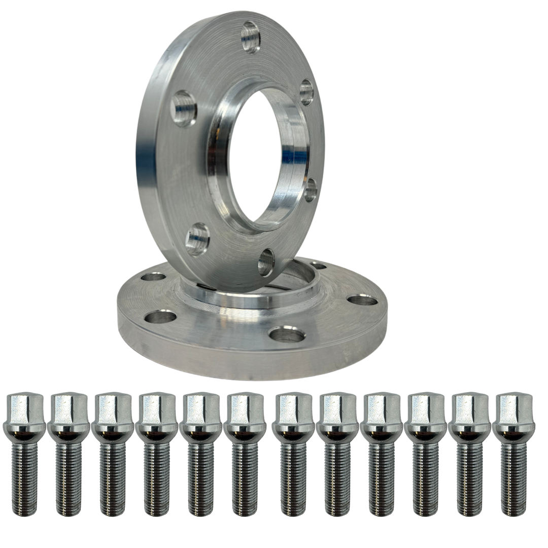 Mophorn Distanziali per ruote da 2" 6"x5,5", adattatori forgiati a 6 fori, perni M14 x1,5, 78,1