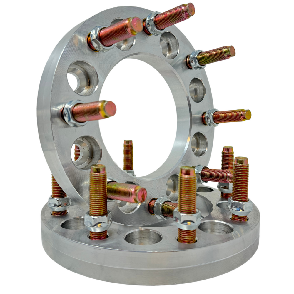 4-Piece 2-Inch Wheel Spacers For 2011-2021 Chevy Silverado & GMC Sierra 2500 HD – 8x180mm, M14x1.5