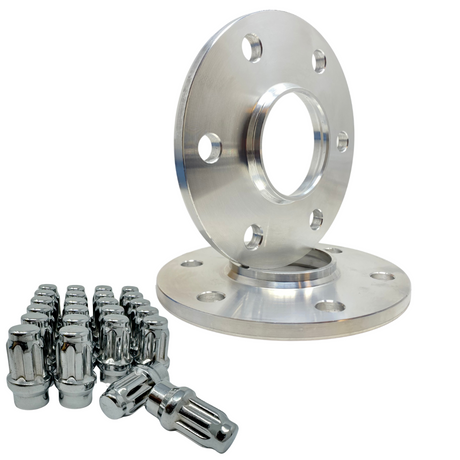 1/2" Inch Ford 6x135 Hub Centric Wheel Spacers For 2004 & Newer Model F-150, Raptor, Expedition, Navigator 6 Lug Trucks | Ford OEM 87.1 mm Bore & Wheel Centering Lip & Free Closed End ET Extended Thread Lugs For Minimal Thread Loss! USA Made For Safety