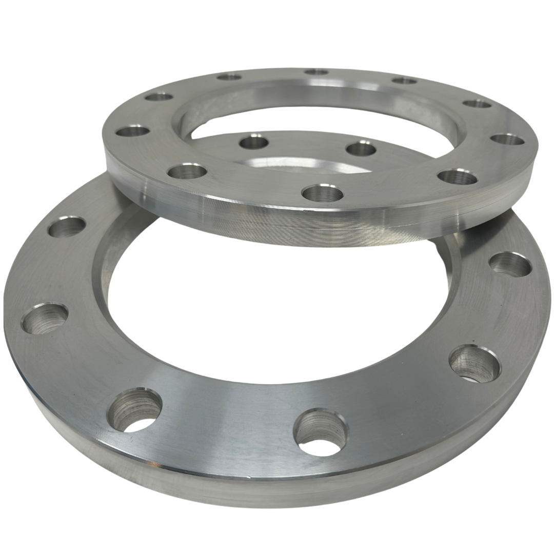 USA Made 10x285 Hub Centric Wheel Spacers Solid Extruded Billet Available In 10mm, 1/2” Inch, 3/4” - 1.25” | 22.5 / 24.5 Semi Alcoa Or Aftermarket Wheels USA LIFETIME WARRANTY 220.1mm Semi Truck OEM Bore For Tire Rubbing Clearance