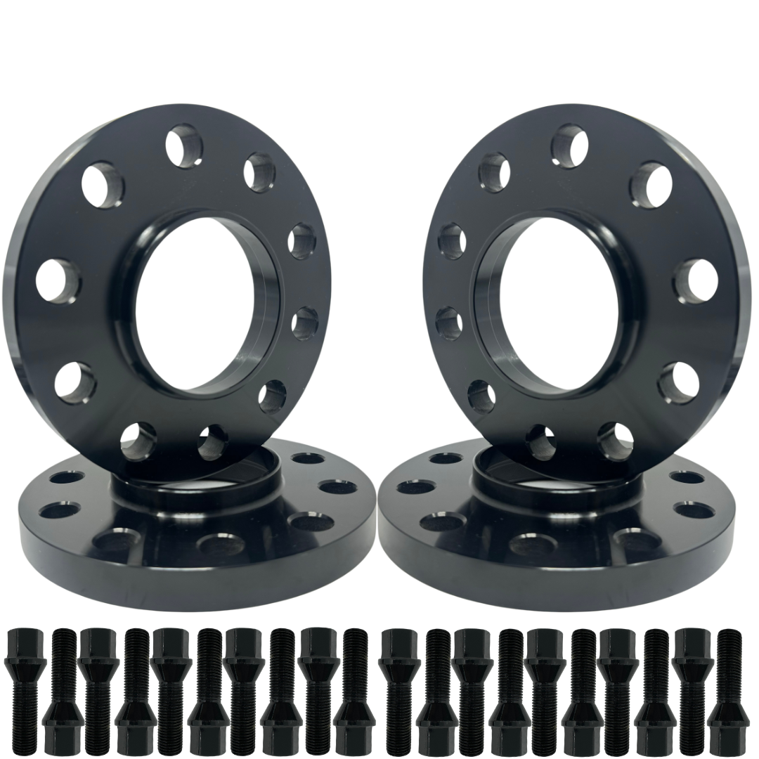15mm Spacers For BMW X5 (07'-18') M5 (01'-03 With 20 Extended Lug Bolts Included!!