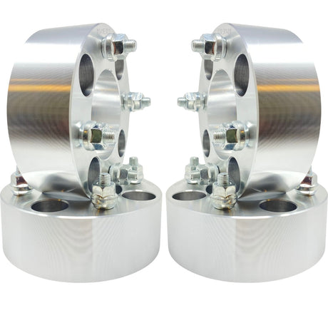 4x114.3 Also known as 4x4.5 Wheel Spacers 1" Inch or 1.25" Inch or 1.5" Inch or 2” Inch Thicknesses (25mm - 50mm) 12x1.5 Studs & Lug Nuts 71mm Center Bore For All 4x114.3 or 4x4.5 Vehicle Hub Clearance