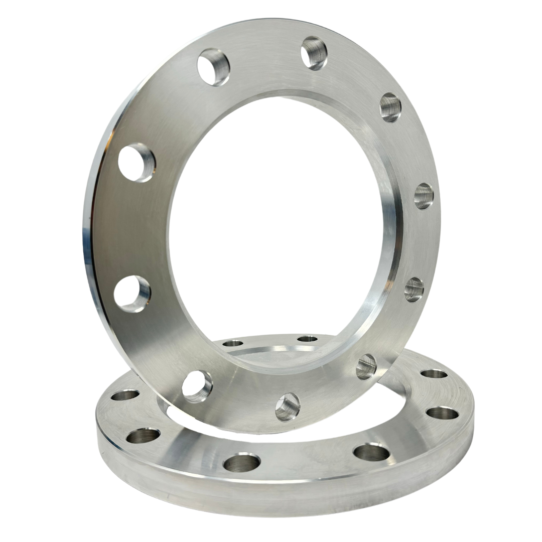 2 USA Made 10x285 | 22.5/24.5 Semi Wheel Spacers 25mm (1 Inch) Solid Billet Aluminum + USA LIFETIME WARRANTY 220 Semi Truck OEM Bore For Tire Rubbing Clearance