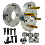 USA Made Smart Fortwo 3 to 4 lug conversion | 3x112 to 4x100 Adapters 1.25" Spacers |