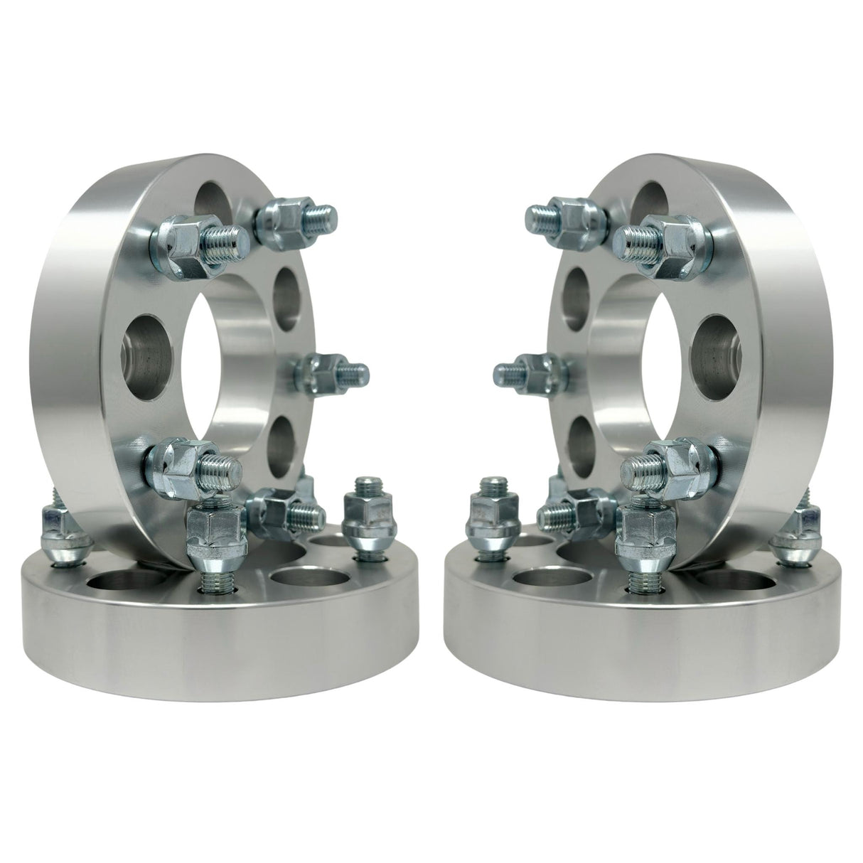 5x5 to 5x4.5 Wheel Adapters 1.25" Inch (32mm) 1/2-20 Studs & Lug Nuts 74mm Center Bore | 5x127 to 5x114.3