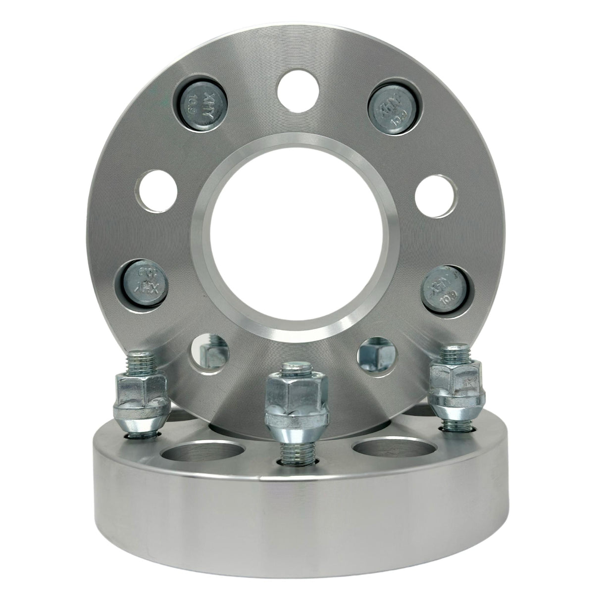 5x4.5 (5x114.3) to 5x4.75 (5x120.7) Wheel Adapters 1"-1.25"Inch (25-32mm) 12x1.5 Studs & Lug Nuts 74mm Center Bore