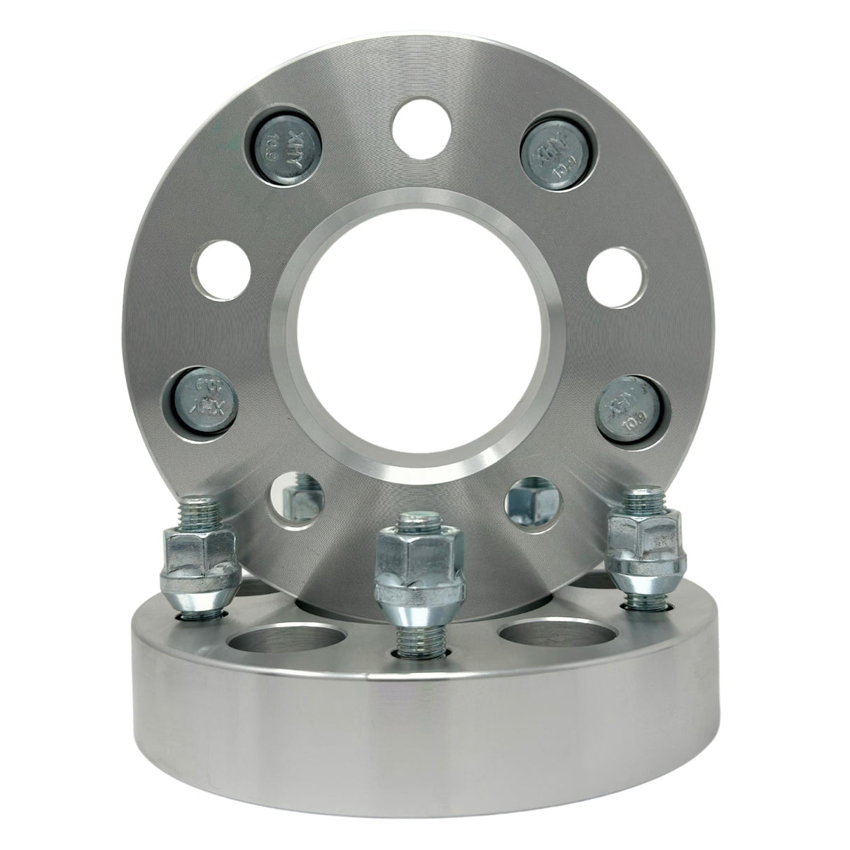 USA Made 5x110 to 5x105 Wheel Adapters 1"Inch (25mm) 12x1.5 Studs & Lug Nuts 65.1mm Center Bore