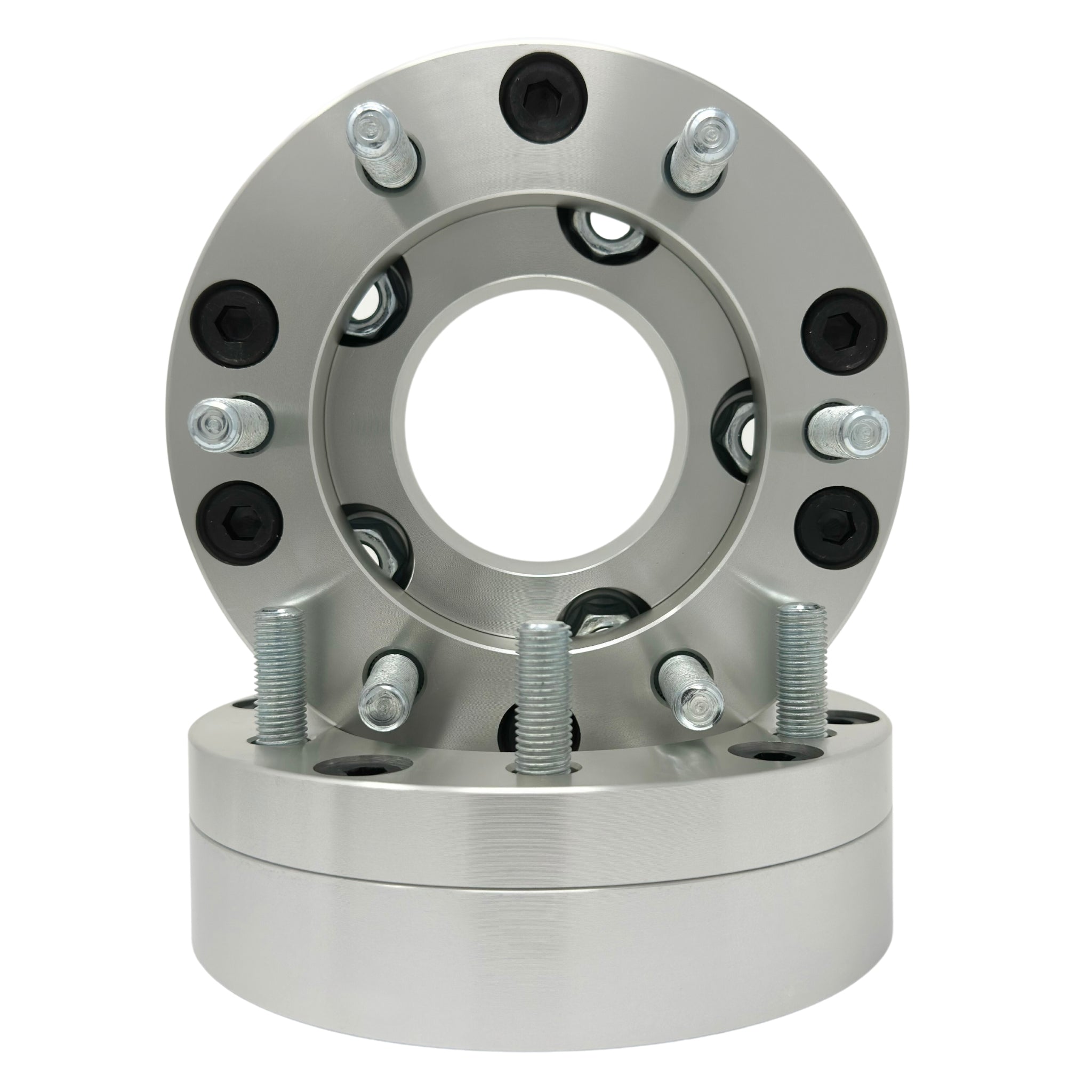 4pc 2" Wheel Adapters – 5x5 To 6x5.5 (14x1.5 Studs) Fit Jeep Grand Cherokee, Chevy C1500 & More