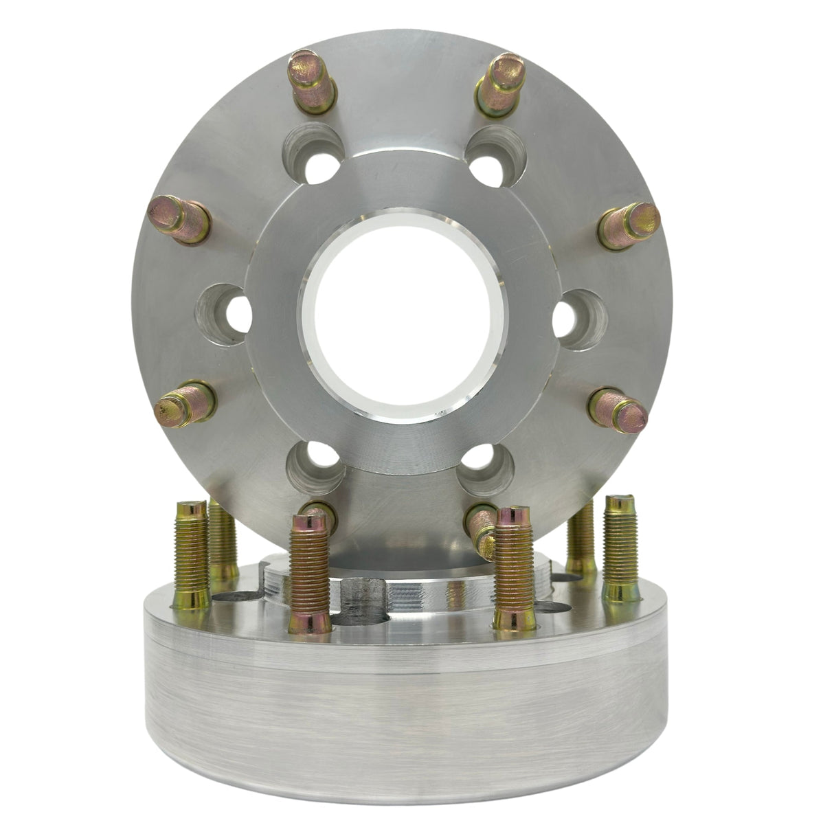 Ford 6x135 To 8x200 F-350 Dually Hub Centric Wheel Adapters For F-150, Bronco Raptor, | 87.1mm To 142mm Centerbore | 14x1.5 Studs 1" Inch - 2" Inch Thicknesses Also Fits Navigator, Expedition + More MADE IN THE USA