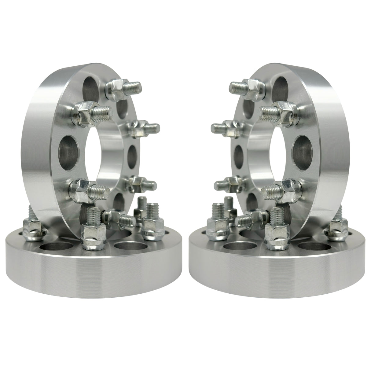 6x5.5 to 6x4.5 Wheel Adapters 1.5" Inch (38mm) 14x1.5 Studs & Lug Nuts 78.1mm Center Bore | 6x139.7 to 6x114.3