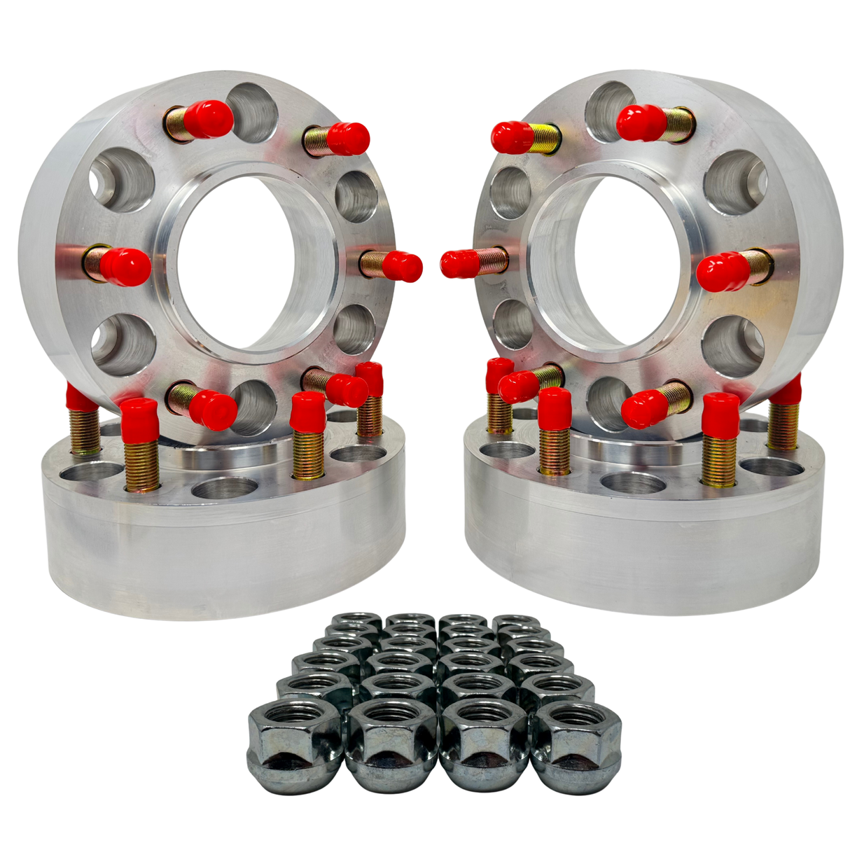 6x5.5 (aka 6x139.7) 106MM To 95.1MM Hubcentric Conversion | 6 lug Adapters 14x1.5 studs | Add New Toyota Tundra(XK70), Sequoia(XK80) & Tacoma(N400) Wheels On Previous Gen Trucks |