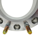 Ford F-350 Dually 8x200 Hub Centric Wheel Spacers Super Duty OEM 142mm Center Bore With Custom Steel Ring For Wheel Centering Safety | 14x1.5 Made In The USA | Dually 2005 & Newer F-350 Models