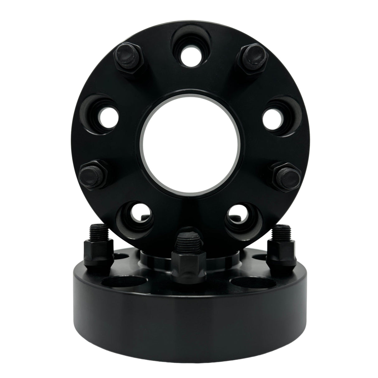 5x5.5 Hub Centric Wheel Spacers | 9/16"-18 Studs & Lug Nuts | 77.8mm Center Bore With Centering Lip 1" Inch, 1.25" Inch, 1.5" Inch, 2" Inch