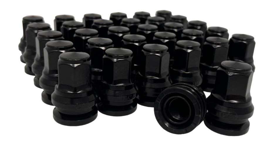 Black Lug Nut Ford F-250 F-350 Super Duty OEM Style 14x1.5 Closed End ...