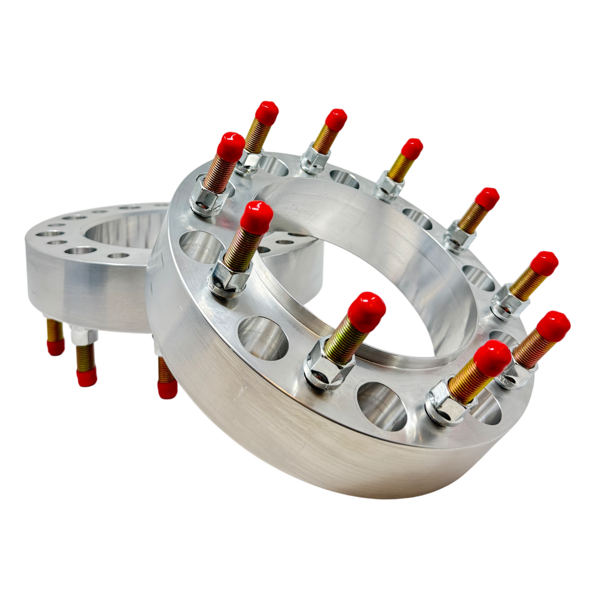 10x225 Hub Centric Wheel Spacer USA Made FORD 1" Inch Through 4” Inch Thick For 2005+ Ford F-450, F-550 | 170.1mm OEM Spec Hub Bore & “SafeFit” Wheel Centering Lip | 14x1.5 Studs & 14x1.5 Lug Nuts Included USA Lifetime Warranty!