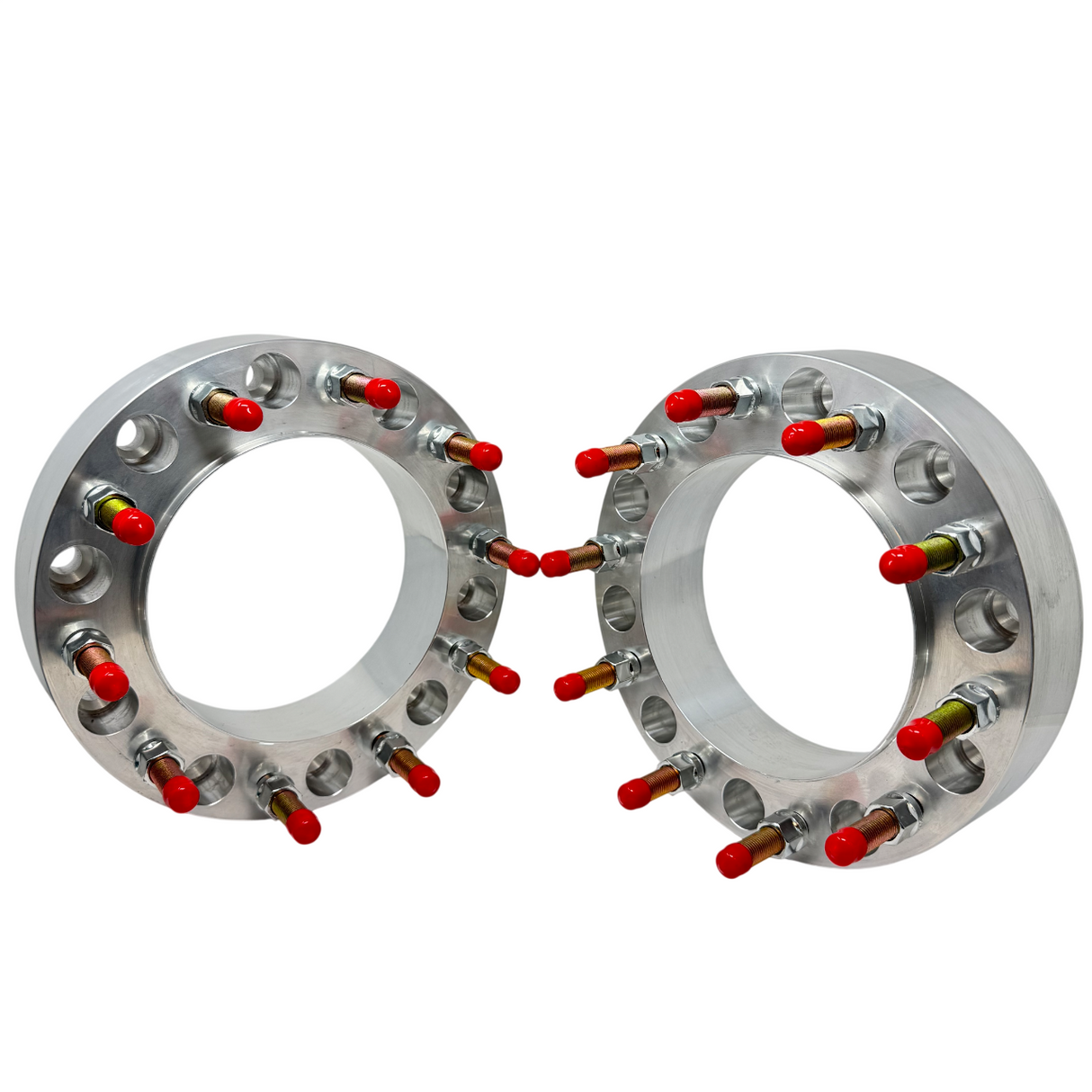 10x225 Hub Centric Wheel Spacer USA Made FORD 1" Inch Through 4” Inch Thick For 2005+ Ford F-450, F-550 | 170.1mm OEM Spec Hub Bore & “SafeFit” Wheel Centering Lip | 14x1.5 Studs & 14x1.5 Lug Nuts Included USA Lifetime Warranty!