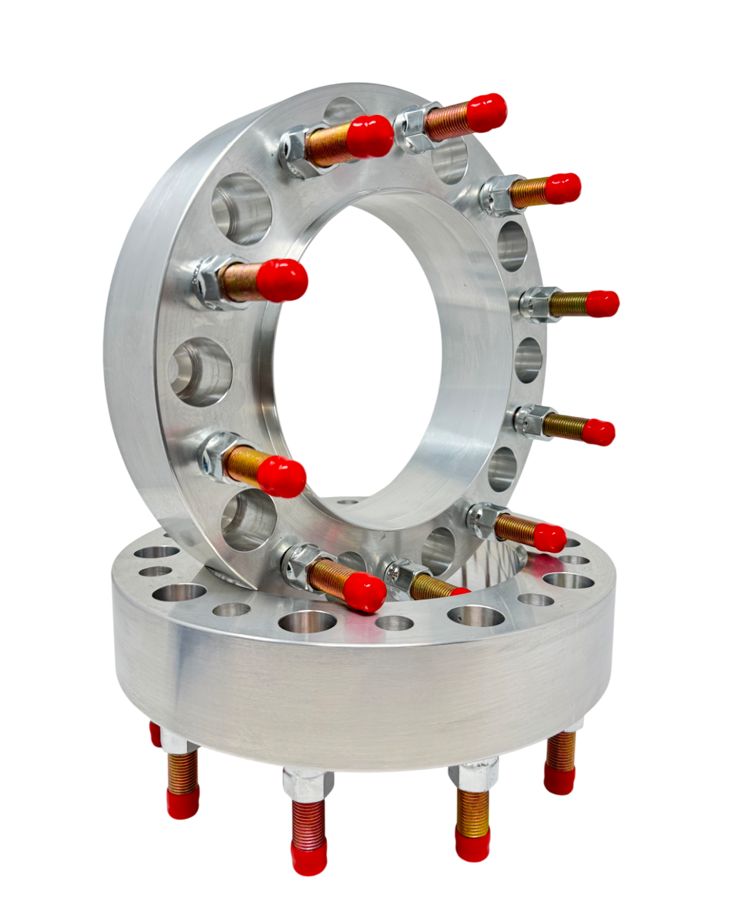 10x225 Hub Centric Wheel Spacer USA Made FORD 1" Inch Through 4” Inch Thick For 2005+ Ford F-450, F-550 | 170.1mm OEM Spec Hub Bore & “SafeFit” Wheel Centering Lip | 14x1.5 Studs & 14x1.5 Lug Nuts Included USA Lifetime Warranty!